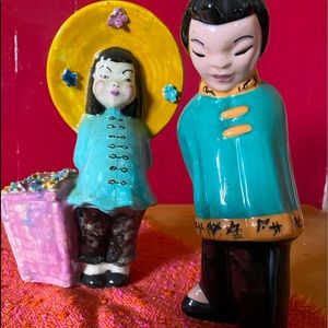 Vintage Asian figures